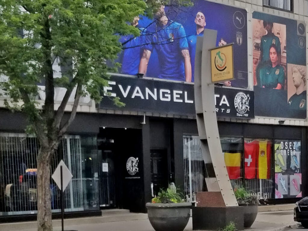 Evangelista Sports Little Italy Montreal Storefront