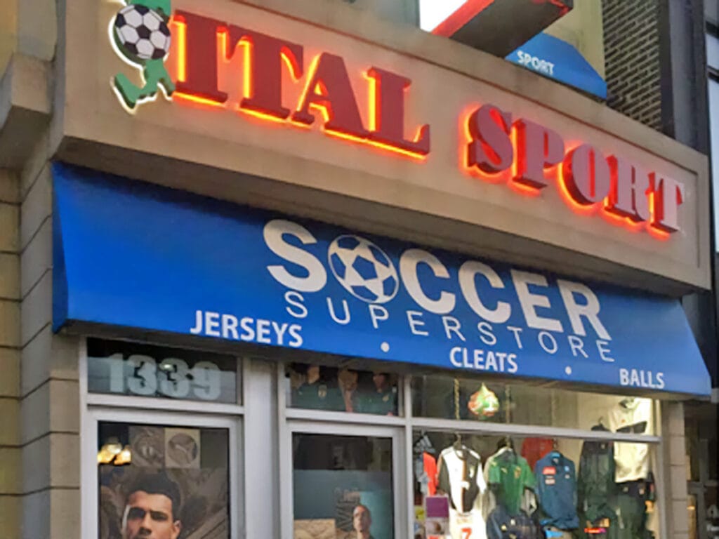 Ital Sport Toronto Storefront