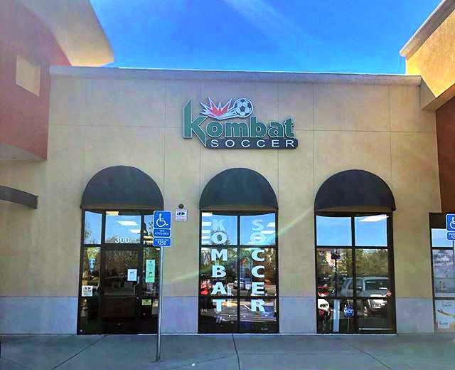 Kombat Soccer Storefront Rocklin