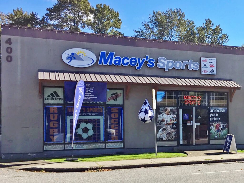 Macey's Sports Vancouver Storefront
