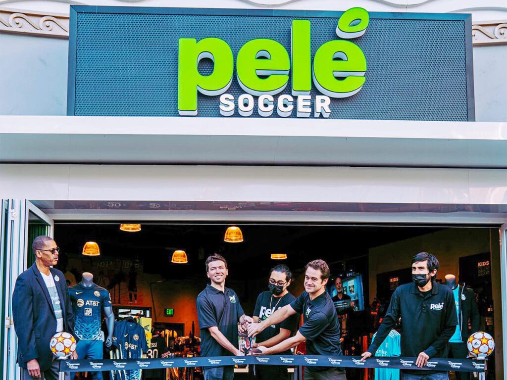 Pelé Soccer at Downtown Disney Anaheim Storefront