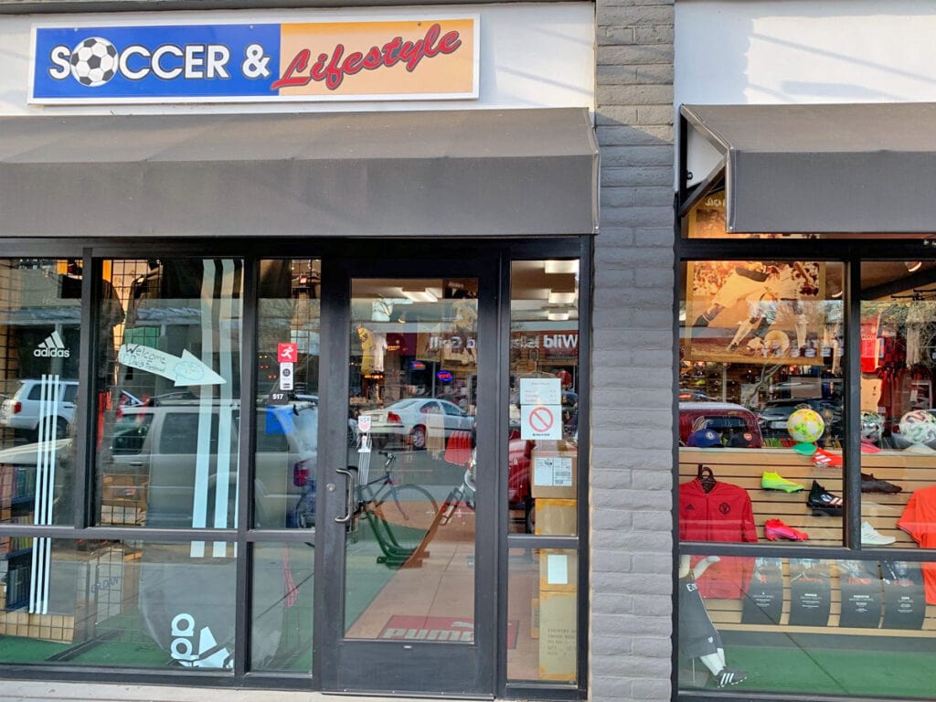 Soccer & Lifestyle Davis Storefront