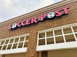 Soccer Post McKinney Storefront Sign