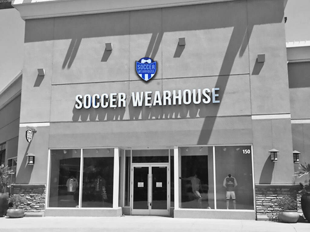 Soccer Wearhouse Corona Storefront