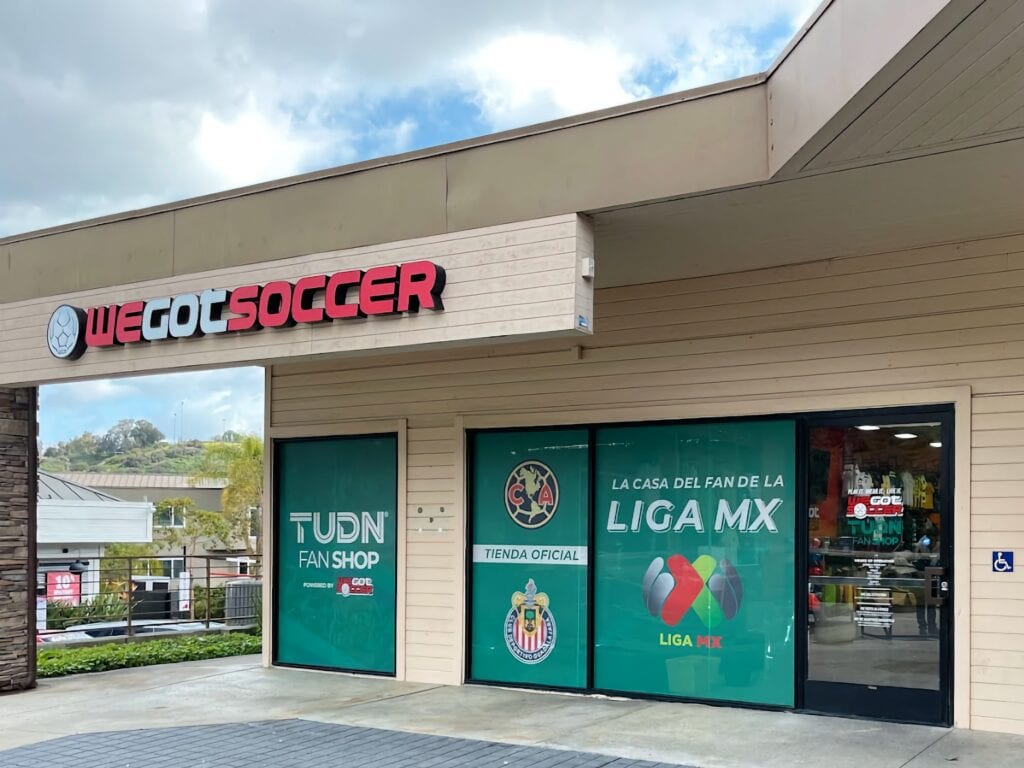 WeGotSoccer San Diego Storefront