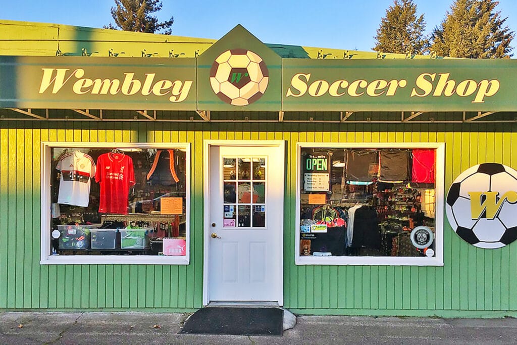 Wembley Soccer Shop Olympia Storefront